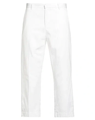 Haikure Man Pants White Size 26 Cotton, Elastane
