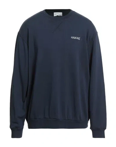 Haikure Man Sweatshirt Midnight Blue Size Xl Cotton