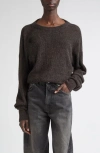 Haikure Marwa Cutout Alpaca Blend Rib Sweater In Gray