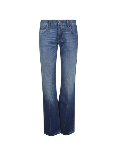 Haikure Medium-low Waist Jeans In Blue