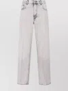 Haikure Mid-rise Regular Fit Straight Leg Trousers In Gray
