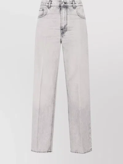 HAIKURE MID-RISE REGULAR FIT STRAIGHT LEG TROUSERS