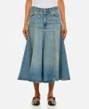 Haikure Mid Serenity Ionic Blue Skirt In Blue
