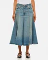 Haikure Mid Serenity Ionic Blue Skirt In Blue