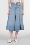 Haikure Mid Serenity Ionic Blue Skirt