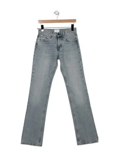 Pre-owned Haikure Mid-rise Flared Jeans W/ Tags In Blue