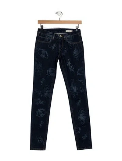 Pre-owned Haikure Mid-rise Skinny Leg Jeans In Blue