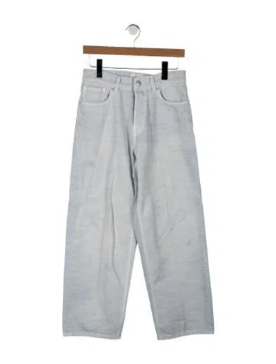 Pre-owned Haikure Mid-rise Straight Leg Jeans In Blue