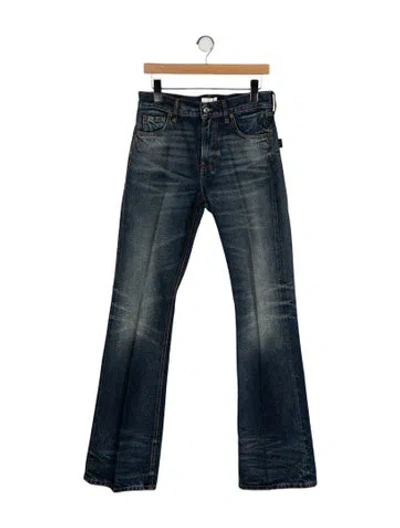 Pre-owned Haikure Mid-rise Wide Leg Jeans W/ Tags In Blue