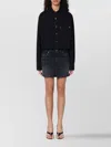 Haikure Mini Dress Tamu Washed Denim In Black