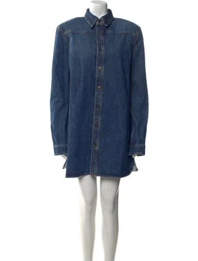 Pre-owned Haikure Mini Dress W/ Tags In Blue