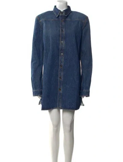 Pre-owned Haikure Mini Dress W/ Tags In Blue