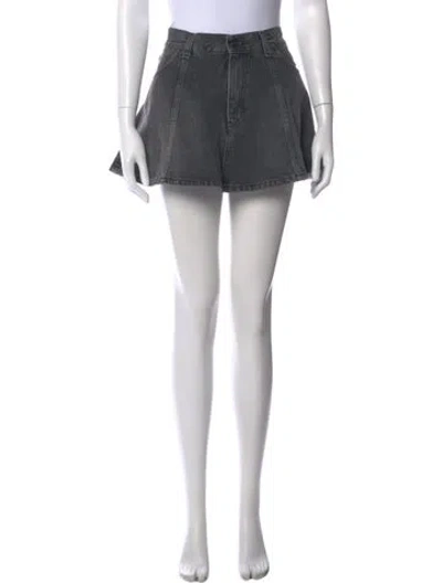 Pre-owned Haikure Mini Skirt In Gray