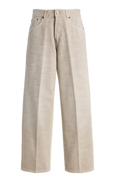 Haikure Straight Leg Jeans In Neutral