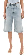 Haikure New Becky Authentic Wash Shorts Authentic Wash In Blue