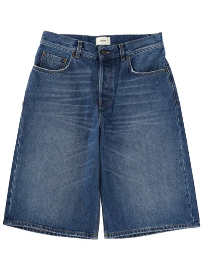 Haikure "new Becky" Denim Shorts In Blue