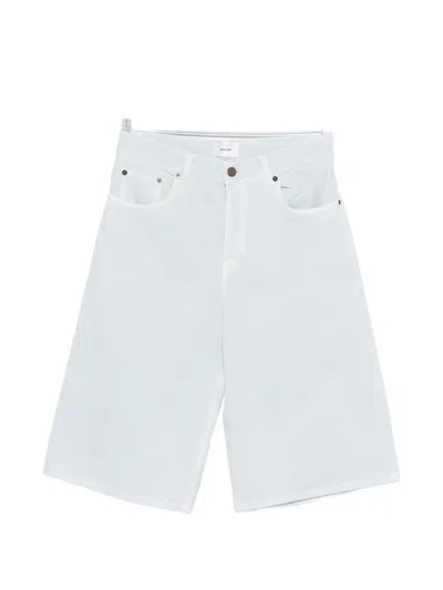 Haikure New Becky Twill 45 Pocket Shorts In White