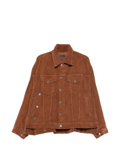 Haikure 뉴 자넷 코듀로이 재킷 In Brown