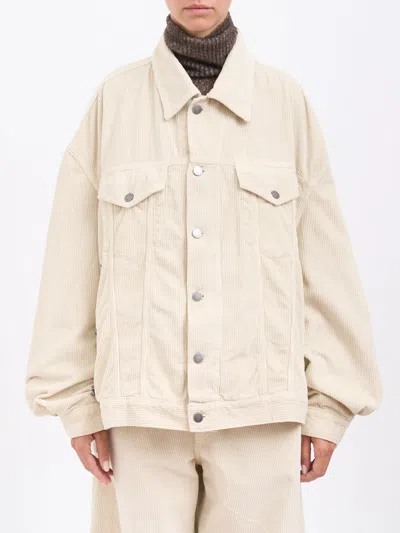 Haikure New Janet Velvet Vic Jacket In Neutral