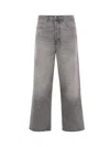 Haikure New Jo Distressed Five Pocket Jeans In Gray