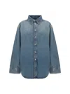 Haikure New Ofelia Blue Button Down Jacket New Ofelia Blue Tencel In Blue Tencel