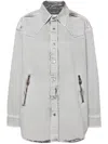 Haikure Norton Denim Jacket In Grey