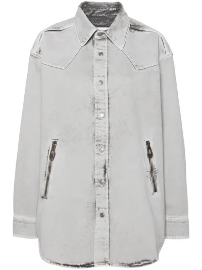 Haikure Norton Denim Jacket In Grey