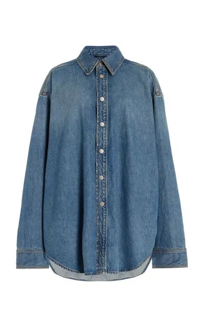 Haikure New Ofelia Denim Shirt In Bluetencel