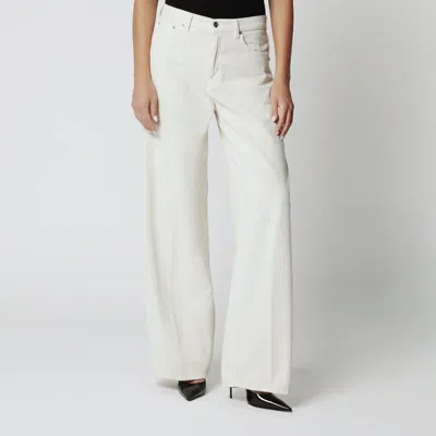 Haikure Offwhite Bethany Corduroy Trousers In White