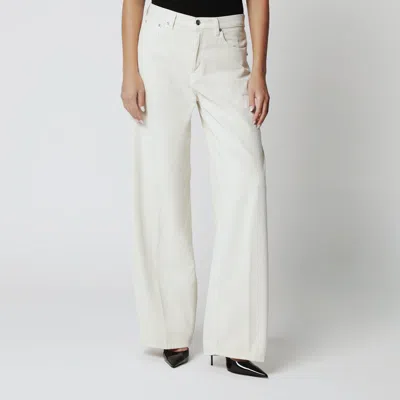 Haikure Off-white Bethany Corduroy Trousers