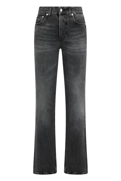 Haikure Organic Cotton Straight-leg Jeans In Black