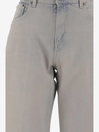 Haikure Organic Cotton Straight-leg Jeans In Gray