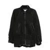 Haikure Zip-front Denim Jacket In Black