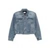 Haikure Button-fastening Denim Jacket In Blue