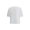 Haikure Drop Shoulder Short-sleeved T-shirt In White