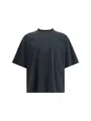 Haikure Drop Shoulder Short-sleeved T-shirt In Gray