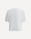 Haikure Drop Shoulder Short-sleeved T-shirt In White