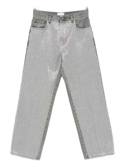 Haikure Panelled Jeans In Gray