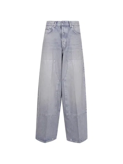 Haikure Panelled Wide-leg Jeans In Blue