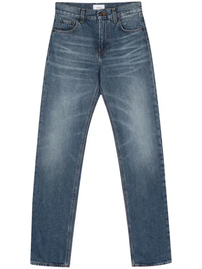 Haikure Cleo Mid-rise Slim Jeans In L0721 Mid Blue