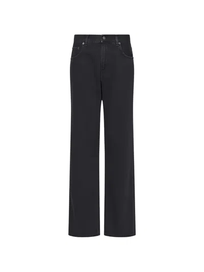 Haikure Patch Pockets Jeans In Black