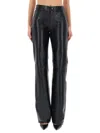 Haikure "bethany" Leather Pants In Black