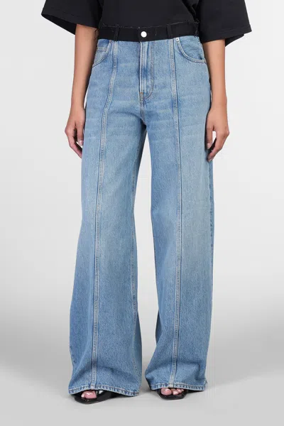 Haikure Peace Jeans In Blue Cotton