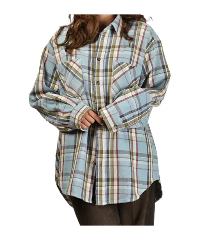 Haikure Plaid Long-sleeved Shirt In Multi