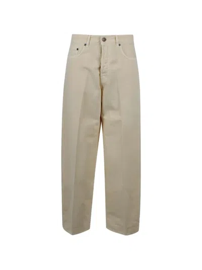 Haikure Pleated Trousers In Neutral