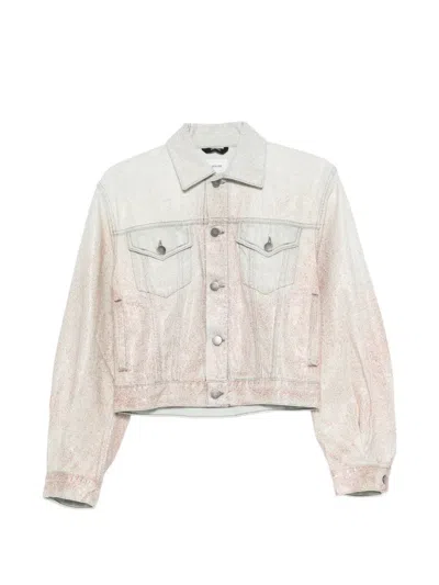 Haikure Pocket Buttoned Jacket In Blue