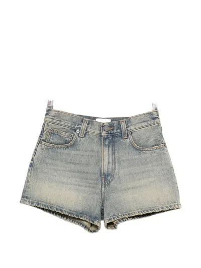 Haikure Pocket Denim Shorts In Blue