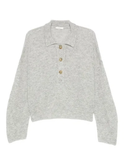 HAIKURE HAIKURE POLO-NECK BUTTON SWEATER