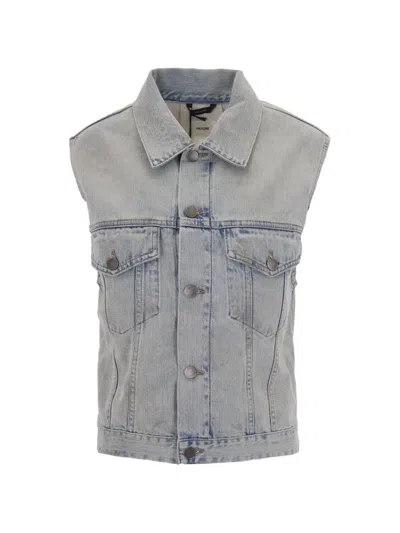 Haikure Elegant Mini Jacket For Women In Blue