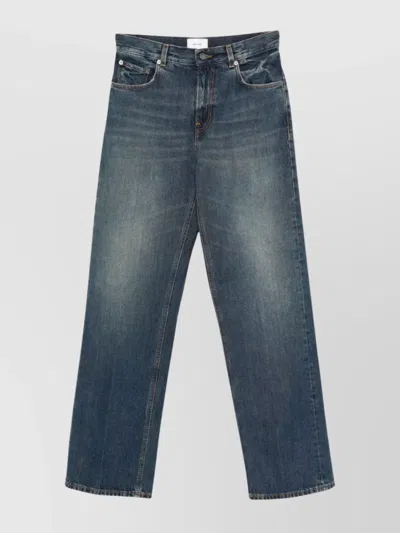 HAIKURE REGULAR LEG DENIM TROUSERS WITH FIVE POCKETS